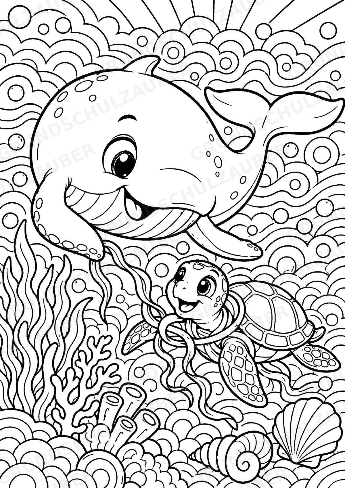 Wal POP Art Ausmalbilder 15 Malvorlagen – Materialseite 9
