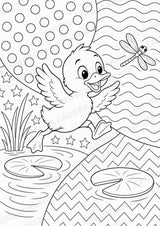 Vogel POP Art Ausmalbilder 15 Malvorlagen – Materialseite 6