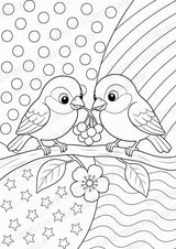 Vogel POP Art Ausmalbilder 15 Malvorlagen – Materialseite 11