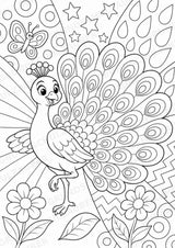 Vogel POP Art Ausmalbilder 15 Malvorlagen – Materialseite 12