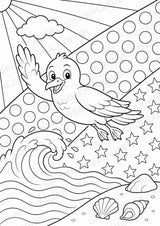 Vogel POP Art Ausmalbilder 15 Malvorlagen – Materialseite 13