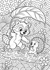 Waschbär POP Art Ausmalbilder 15 Malvorlagen – Materialseite 16