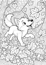 Wolf POP Art Ausmalbilder 15 Malvorlagen – Materialseite 3