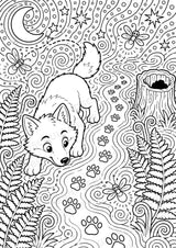 Wolf POP Art Ausmalbilder 15 Malvorlagen – Materialseite 11