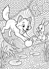 Wolf POP Art Ausmalbilder 15 Malvorlagen – Materialseite 14
