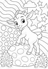 Ziege POP Art Ausmalbilder 15 Malvorlagen – Materialseite 5