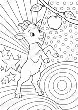 Ziege POP Art Ausmalbilder 15 Malvorlagen – Materialseite 13