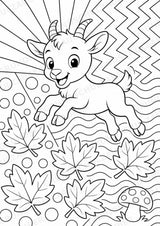 Ziege POP Art Ausmalbilder 15 Malvorlagen – Materialseite 14
