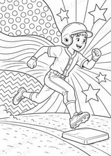 Baseball POP Art Ausmalbilder 15 Malvorlagen – Materialseite 7