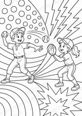 Baseball POP Art Ausmalbilder 15 Malvorlagen – Materialseite 12