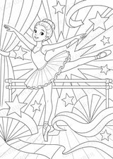 Ballett POP Art Ausmalbilder 15 Malvorlagen – Materialseite 4