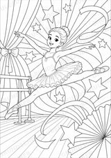 Ballett POP Art Ausmalbilder 15 Malvorlagen – Materialseite 7