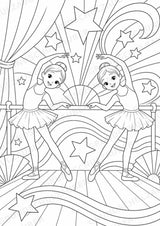 Ballett POP Art Ausmalbilder 15 Malvorlagen – Materialseite 11