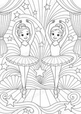 Ballett POP Art Ausmalbilder 15 Malvorlagen – Materialseite 14