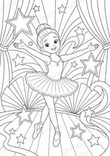 Ballett POP Art Ausmalbilder 15 Malvorlagen – Materialseite 15