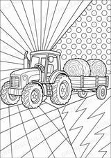 Bauernhof POP Art Ausmalbilder 15 Malvorlagen – Materialseite 3