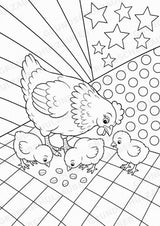 Bauernhof POP Art Ausmalbilder 15 Malvorlagen – Materialseite 5