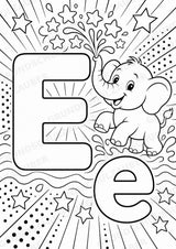 Buchstaben von A-Z POP Art Ausmalbilder 15 Malvorlagen – Materialseite 7
