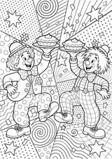 Clowns POP Art Ausmalbilder 15 Malvorlagen – Materialseite 13
