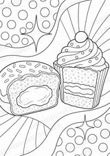 Donuts und Cupcakes POP Art Ausmalbilder 15 Malvorlagen – Materialseite 11
