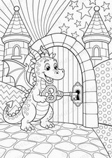 Drachen POP Art Ausmalbilder 15 Malvorlagen – Materialseite 15
