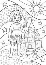 Eis im Sommer POP Art Ausmalbilder 15 Malvorlagen – Materialseite 8