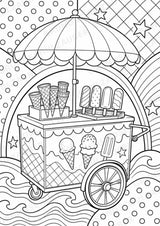 Eis im Sommer POP Art Ausmalbilder 15 Malvorlagen – Materialseite 11