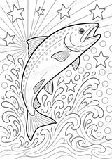 Fische POP Art Ausmalbilder 15 Malvorlagen – Materialseite 9
