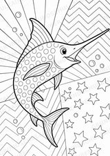 Fische POP Art Ausmalbilder 15 Malvorlagen – Materialseite 11