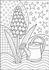 Frühblüher POP Art Ausmalbilder 15 Malvorlagen – Materialseite 8