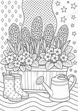 Frühblüher POP Art Ausmalbilder 15 Malvorlagen – Materialseite 16