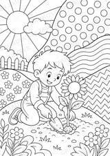 Frühling POP Art Ausmalbilder 15 Malvorlagen – Materialseite 3
