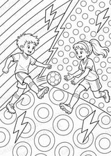 Fußball POP Art Ausmalbilder 15 Malvorlagen – Materialseite 4