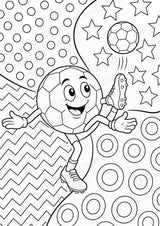 Fußball POP Art Ausmalbilder 15 Malvorlagen – Materialseite 10