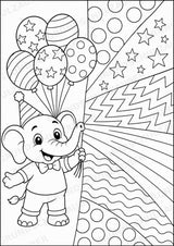 Geburtstag POP Art Ausmalbilder 15 Malvorlagen – Materialseite 5