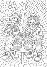 Geburtstag POP Art Ausmalbilder 15 Malvorlagen – Materialseite 6