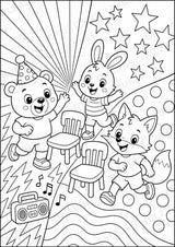 Geburtstag POP Art Ausmalbilder 15 Malvorlagen – Materialseite 9