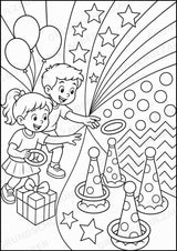 Geburtstag POP Art Ausmalbilder 15 Malvorlagen – Materialseite 11