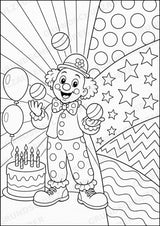 Geburtstag POP Art Ausmalbilder 15 Malvorlagen – Materialseite 14