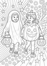 Halloween POP Art Ausmalbilder 15 Malvorlagen – Materialseite 7