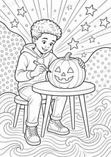 Halloween POP Art Ausmalbilder 15 Malvorlagen – Materialseite 15