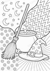 Halloween POP Art Ausmalbilder 15 Malvorlagen – Materialseite 16