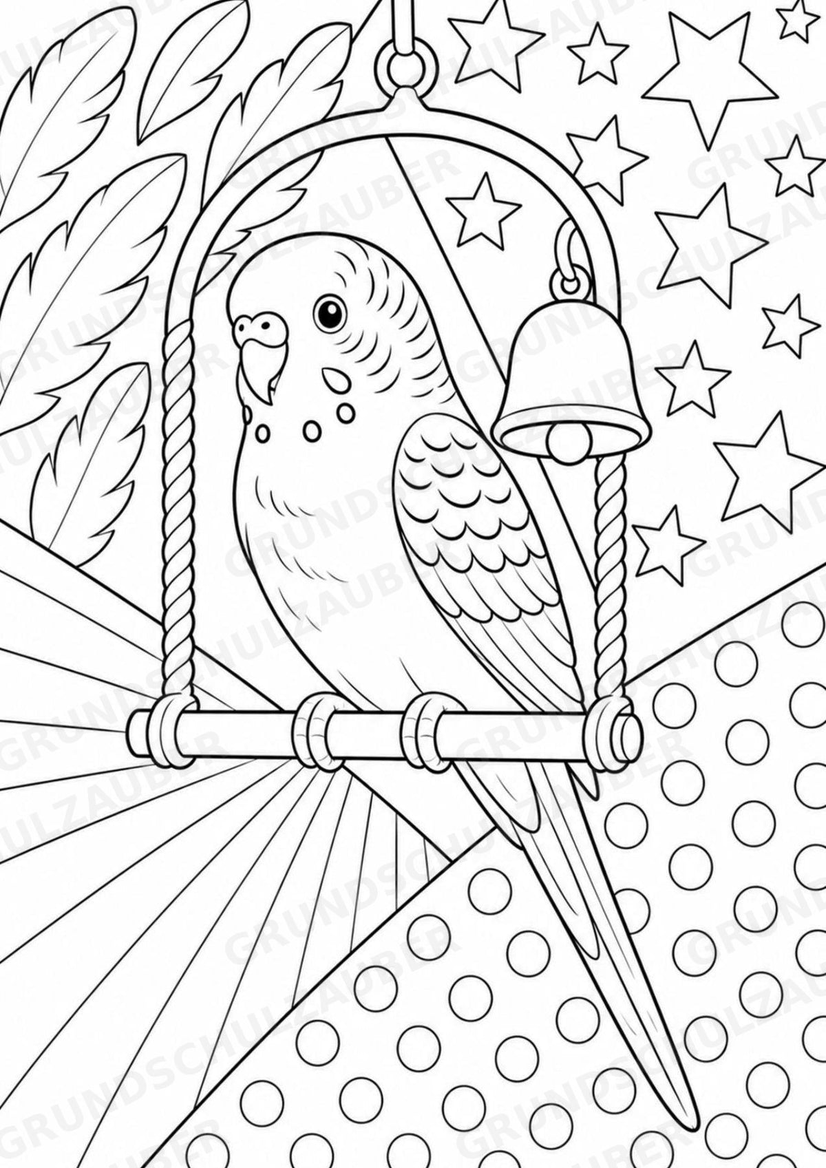 Haustiere POP Art Ausmalbilder 15 Malvorlagen – Materialseite 5