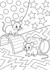 Haustiere POP Art Ausmalbilder 15 Malvorlagen – Materialseite 12