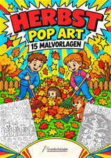 Herbst POP Art Ausmalbilder 15 Malvorlagen – Cover