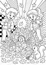 Herbst POP Art Ausmalbilder 15 Malvorlagen – Materialseite 2