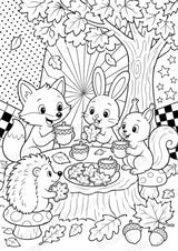 Herbst POP Art Ausmalbilder 15 Malvorlagen – Materialseite 4