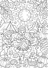 Herbst POP Art Ausmalbilder 15 Malvorlagen – Materialseite 15