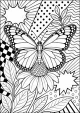 Insekten POP Art Ausmalbilder 15 Malvorlagen – Materialseite 2