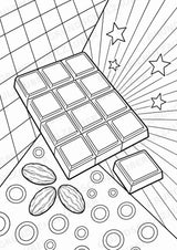 Kakao POP Art Ausmalbilder 15 Malvorlagen – Materialseite 5
